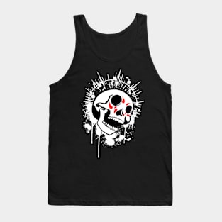 Skull paint attack Tank Top